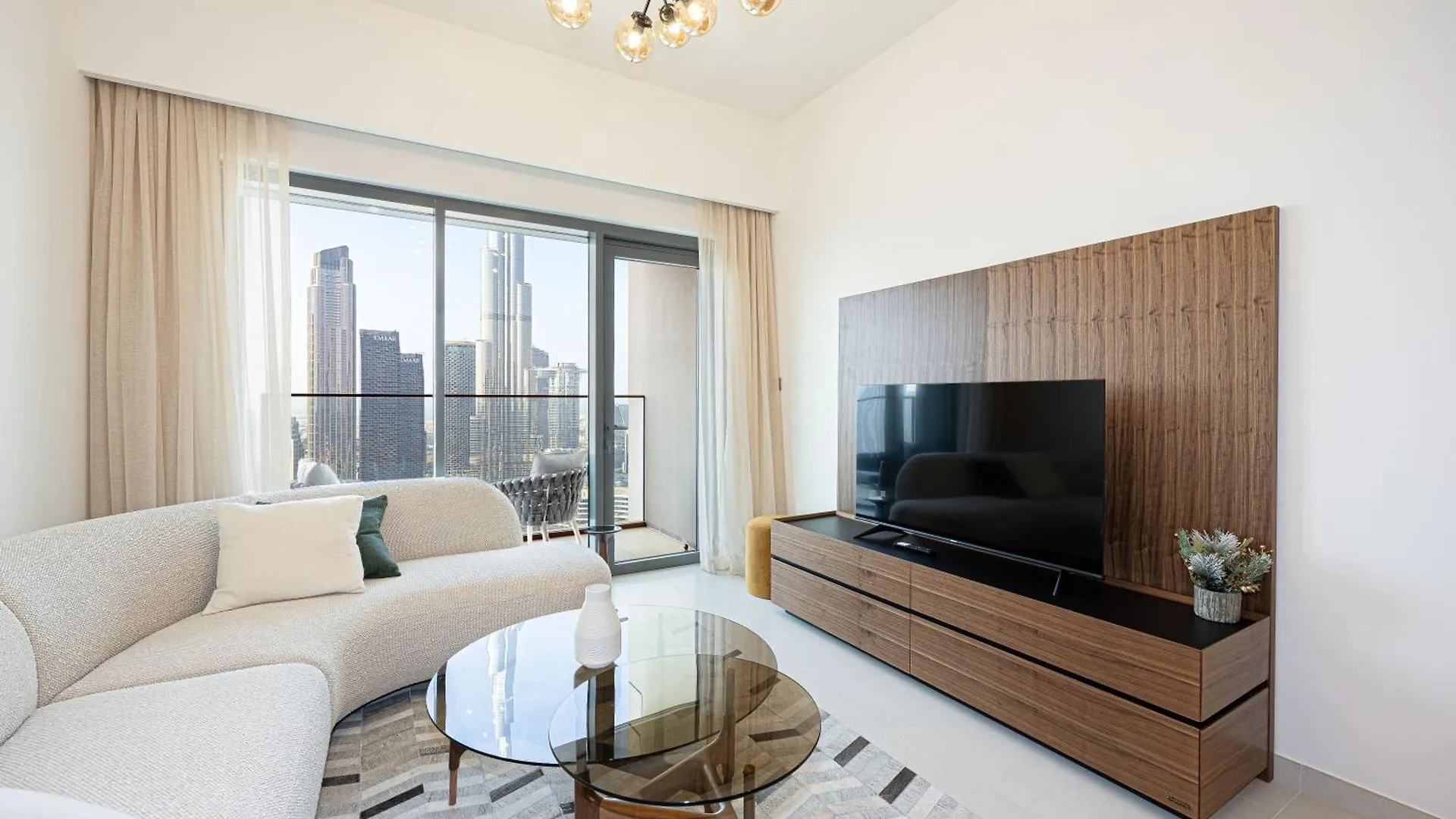 두바이 3Br Burj & Fountain View, High Floor Burj Royale Downtown 아파트